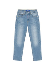 Malelions Junior Straight Washed Jeans | Light Blue