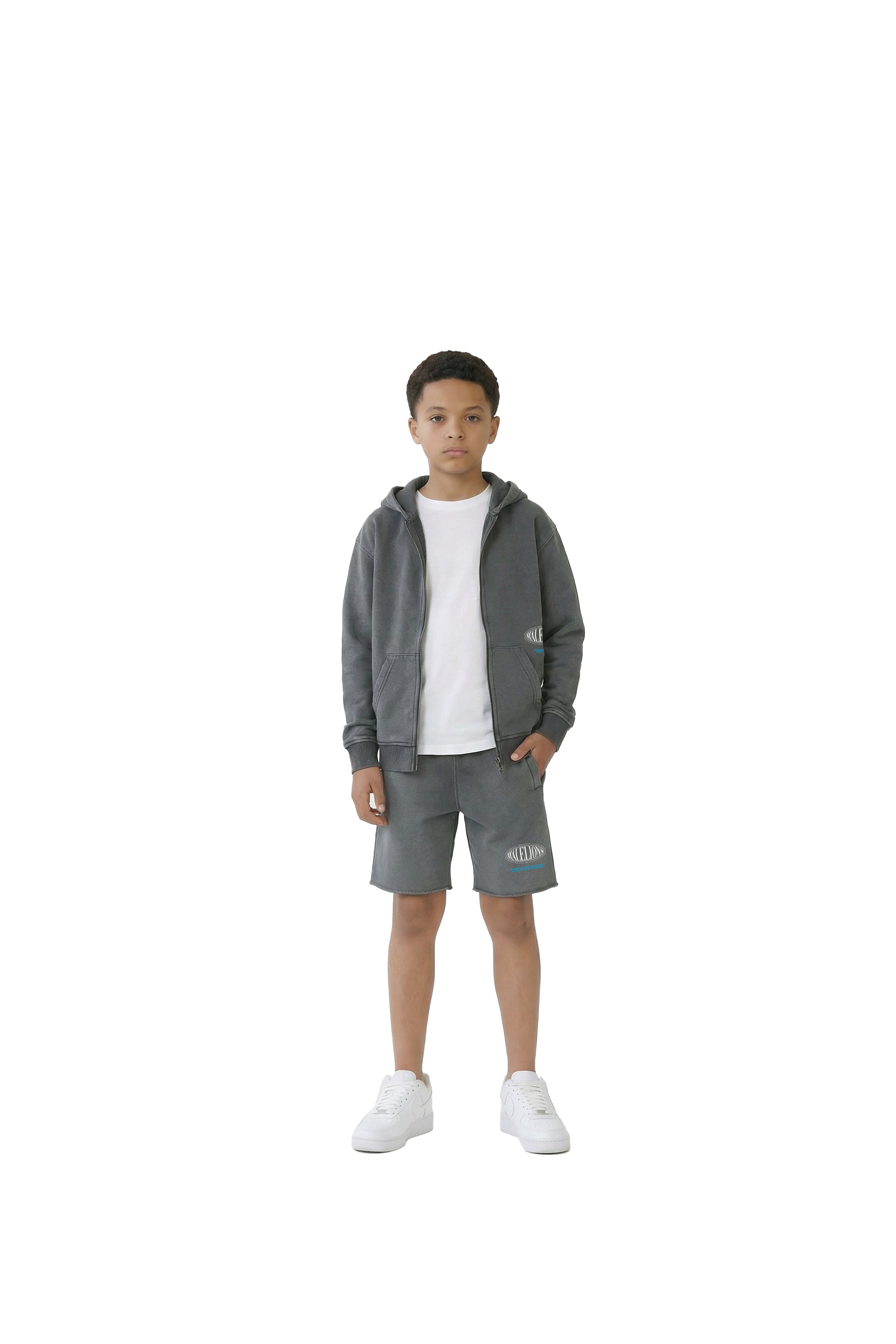 Malelions Junior Lifestyle Damaged Hem Shorts | Acid Wash