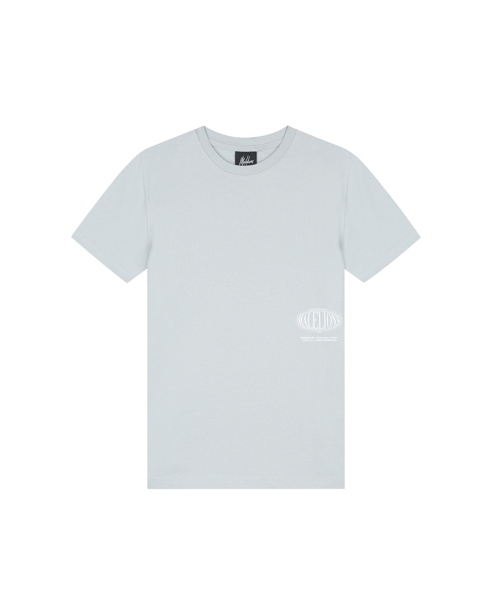Malelions Junior Relaxed White Heron T-Shirt | Ocean Grey