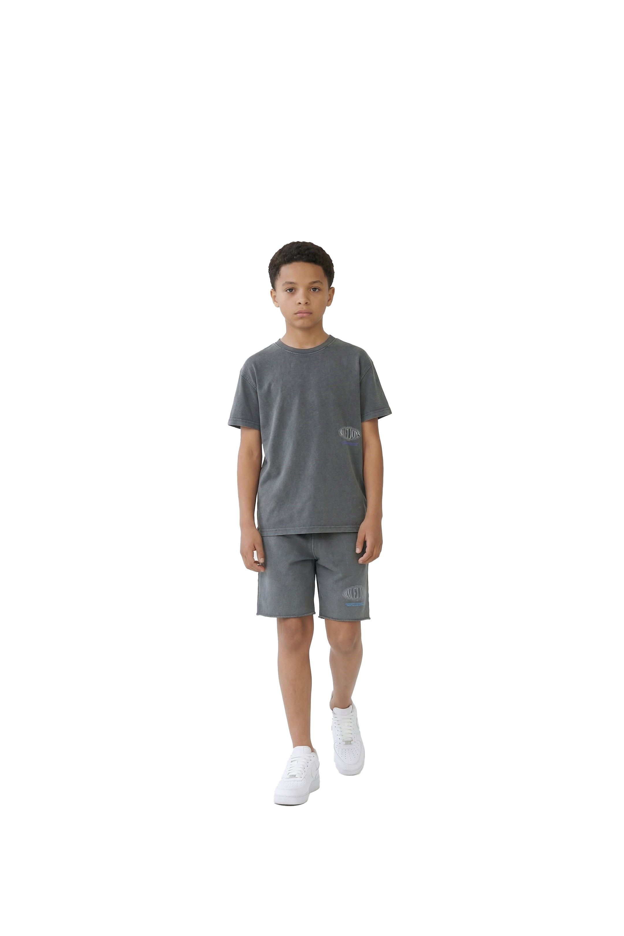 Malelions Junior Relaxed White Heron T-Shirt | Acid Wash