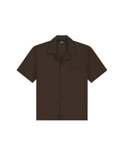 Malelions Junior Horizon Ribbed Shirt | Dark Brown