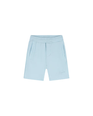 Malelions Junior Horizon Ribbed Shorts | Light Blue