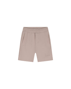 Malelions Junior Horizon Ribbed Shorts | Beige