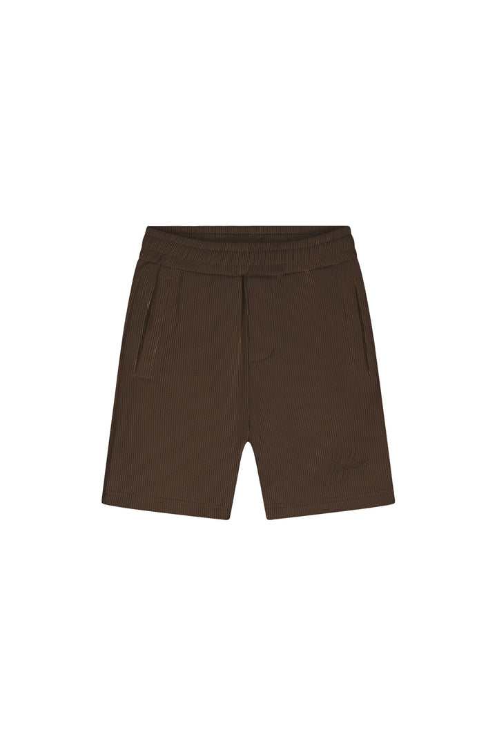 MJA40026003_50012_Malelions_Junior_Horizon_Ribbed_Shorts_Dark_Brown_Front.jpg