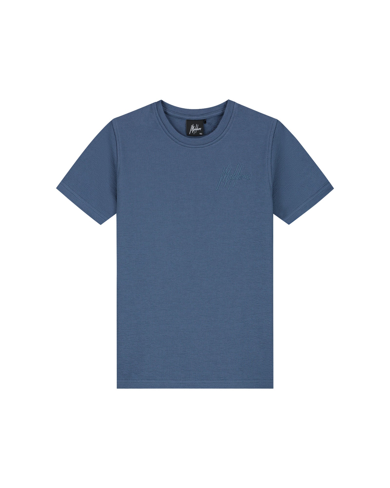 Malelions Junior Slub Structure T-Shirt | Dust Blue