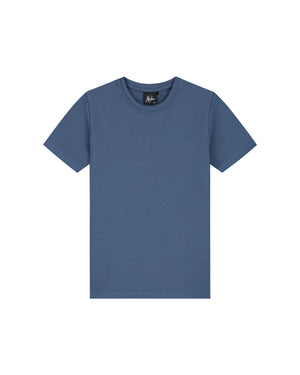 Malelions Junior Slub Structure T-Shirt | Dust Blue