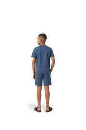 Malelions Junior Slub Structure Shorts | Dust Blue