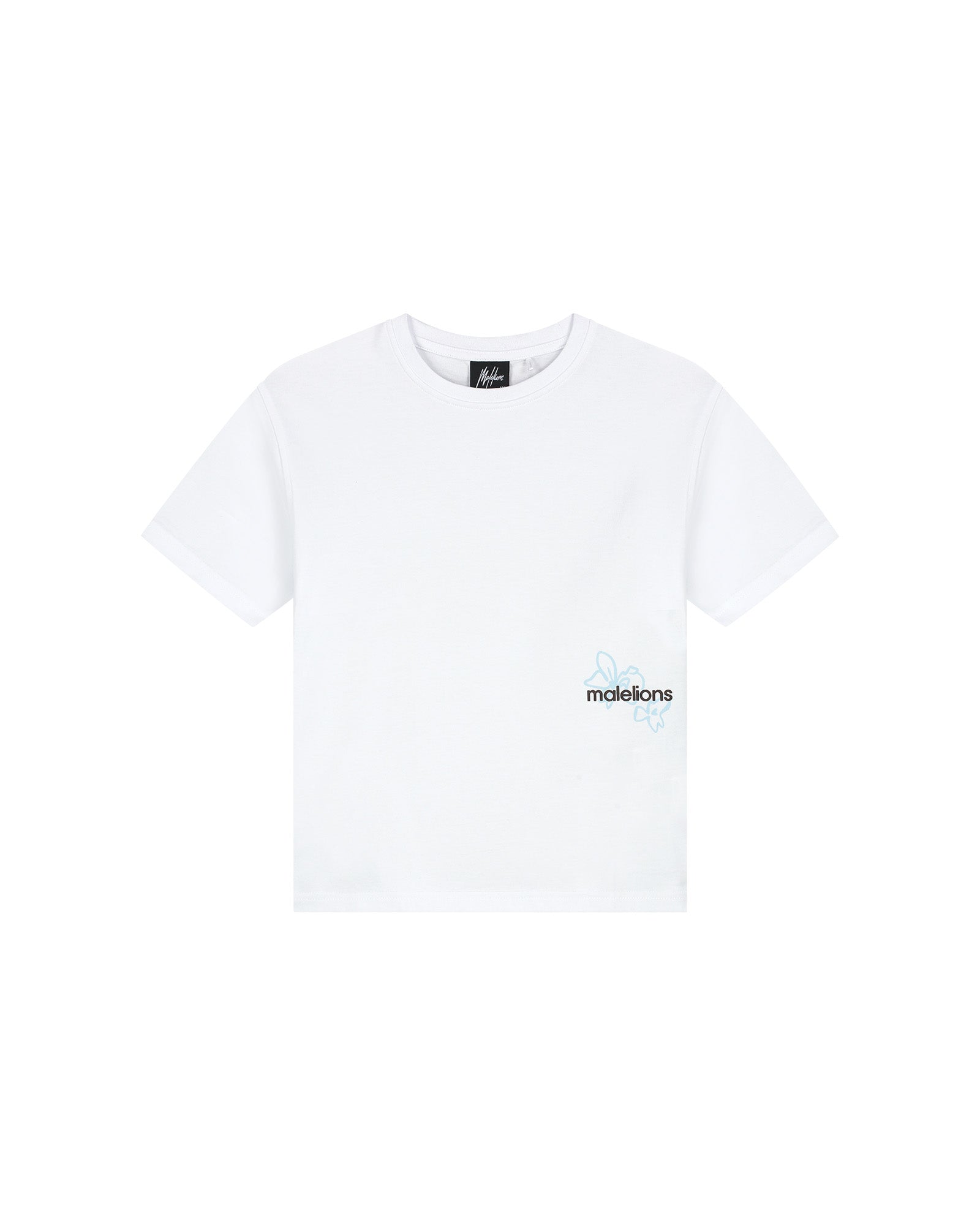 Malelions Junior Relaxed Botanical T-Shirt | White