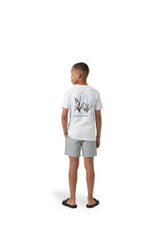 Malelions Junior Relaxed Botanical T-Shirt | White
