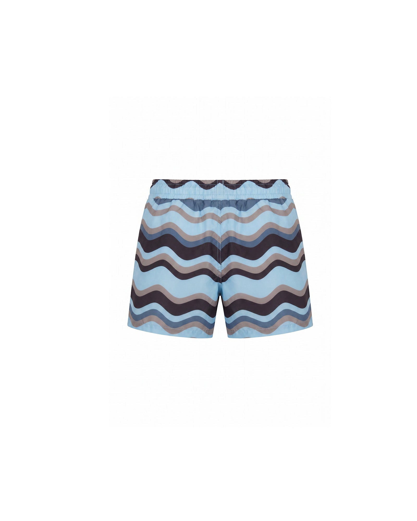 Malelions Junior Wavy Swim Shorts | Light Blue