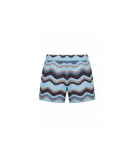 Malelions Junior Wavy Swim Shorts | Light Blue