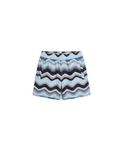 Malelions Junior Wavy Swim Shorts | Light Blue