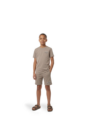 Malelions Junior Heritage T-Shirt | Dark Taupe