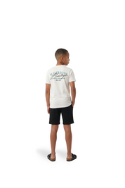Malelions Junior Heritage T-Shirt | Off-White