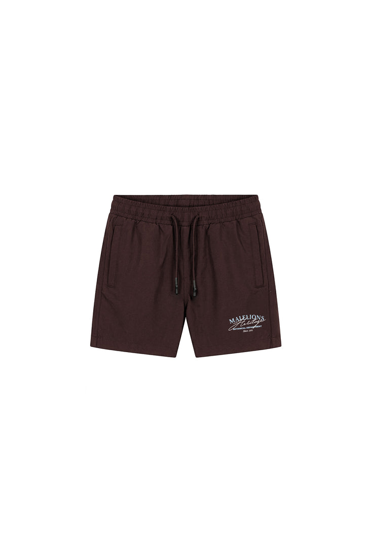 MJA40026021_50012_Malelions_Junior_Heritage_Swim_Shorts_Dark_Brown_Front_6319665c-d123-44dd-8bd5-d4f71f498b57.jpg