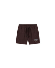 Malelions Junior Heritage Swim Shorts | Dark Brown