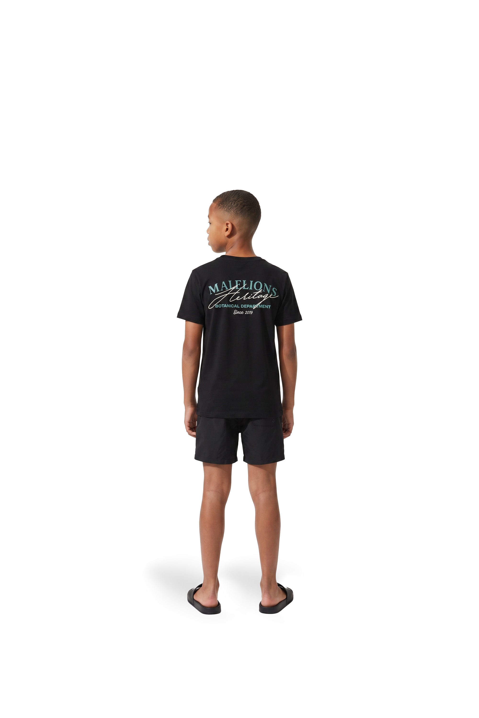 Malelions Junior Heritage Swim Shorts | Black