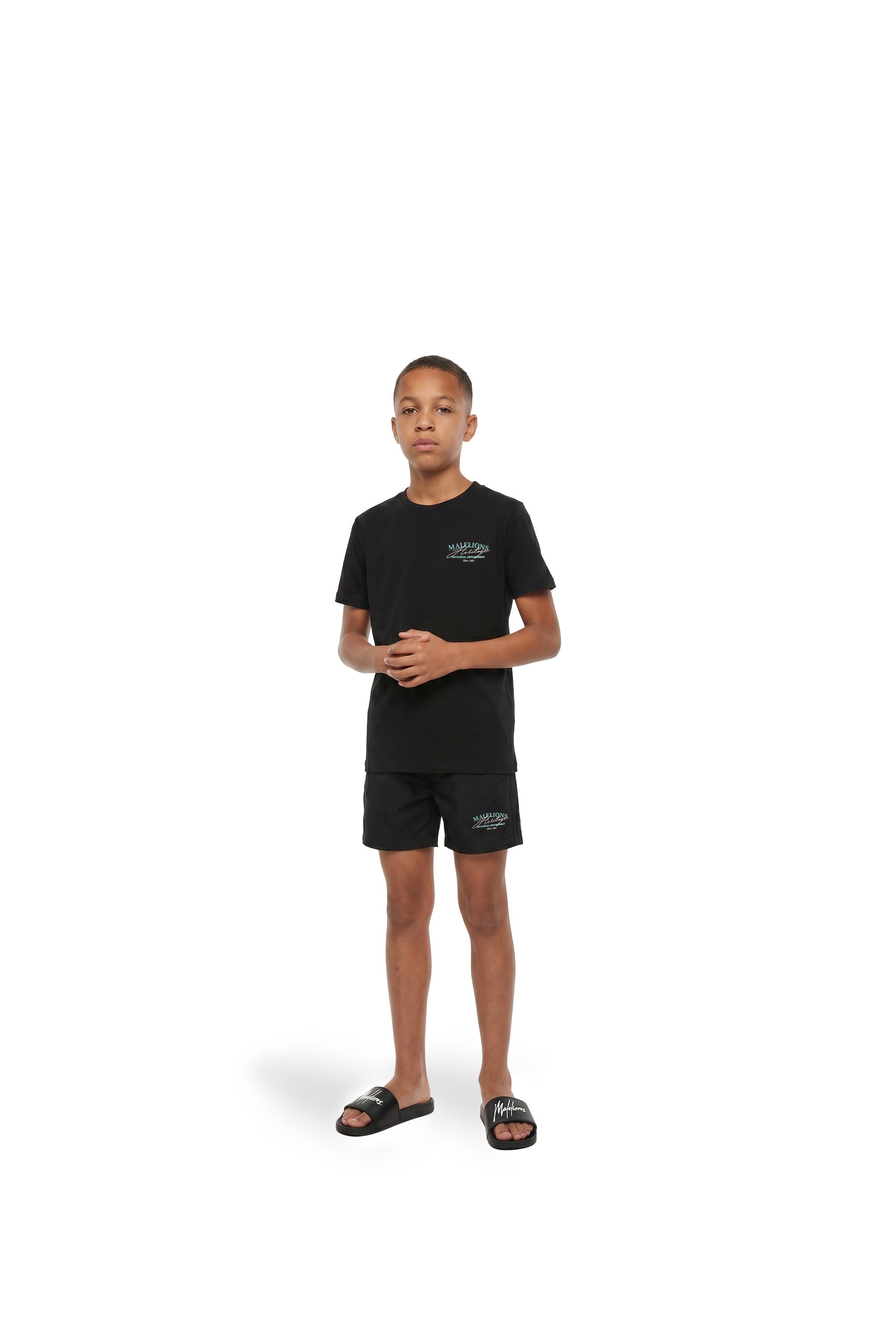 Malelions Junior Heritage Swim Shorts | Black