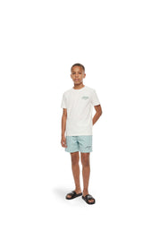 Malelions Junior Heritage Swim Shorts | Dusty Turquoise
