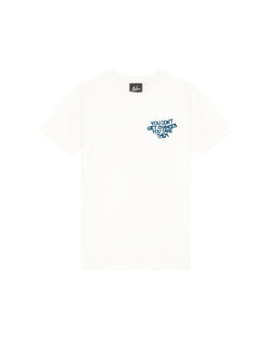 Malelions Junior Chances Quote T-Shirt | Off-White
