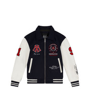 Malelions Junior Baseball Varsity Jacket | Navy