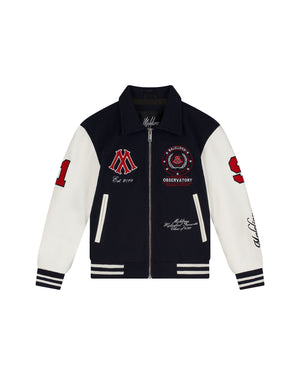 Malelions Junior Baseball Varsity Jacket | Navy