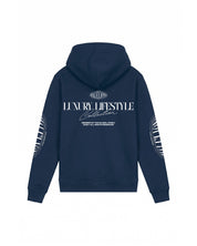 Malelions Junior Relaxed Lifestyle Zip Hoodie | Navy