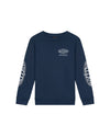  Malelions Junior Relaxed Lifestyle Sweater | Navy