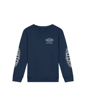 Malelions Junior Relaxed Lifestyle Sweater | Navy