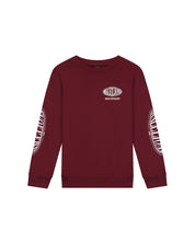 Malelions Junior Relaxed Lifestyle Sweater | Burgundy