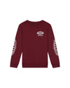  Malelions Junior Relaxed Lifestyle Sweater | Burgundy