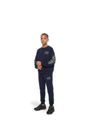 Malelions Junior Relaxed Lifestyle Sweater | Navy