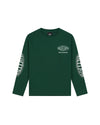  Malelions Junior Relaxed Lifestyle Longsleeve T-Shirt | Racing Green