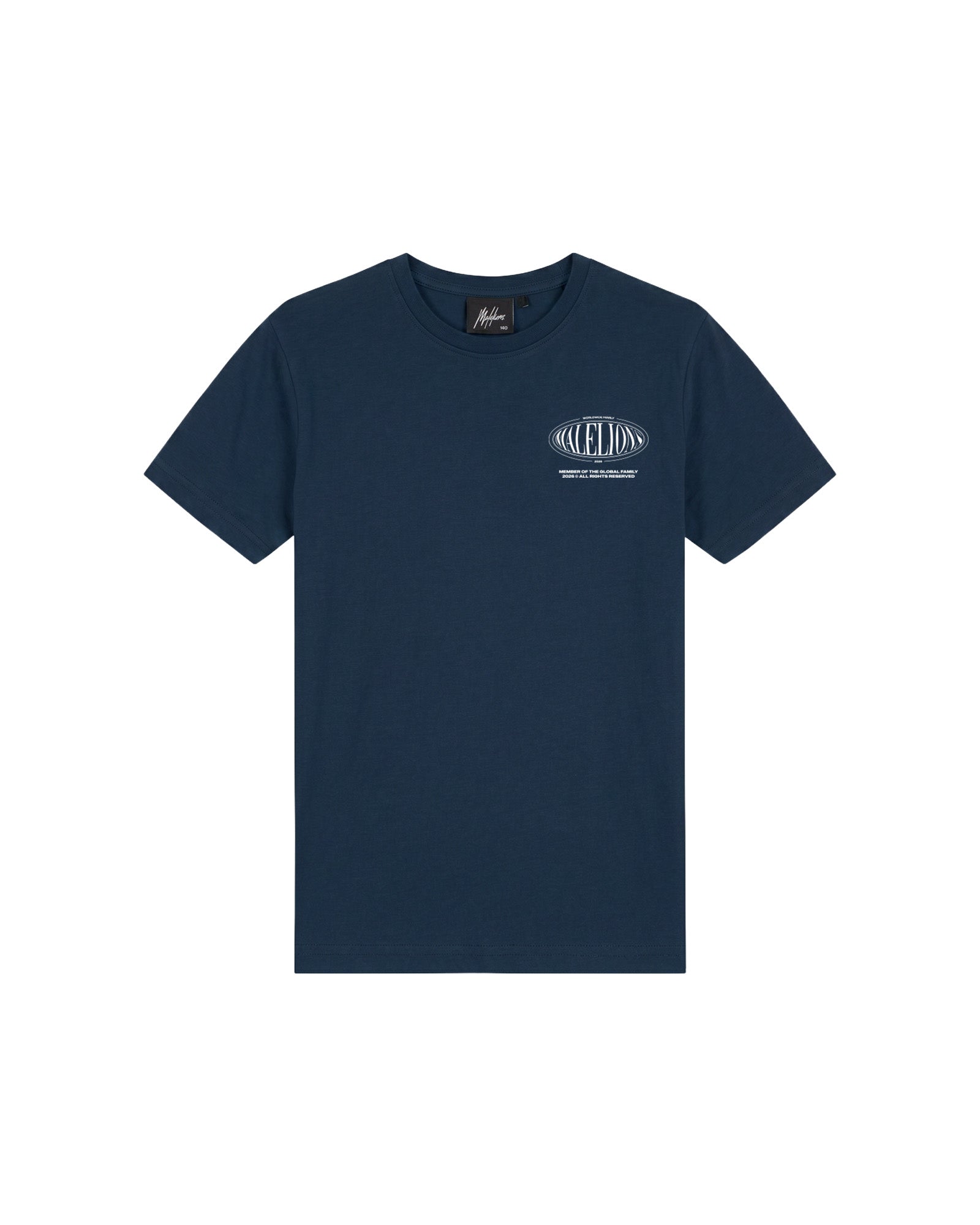 Malelions Junior Relaxed Lifestyle T-Shirt | Navy