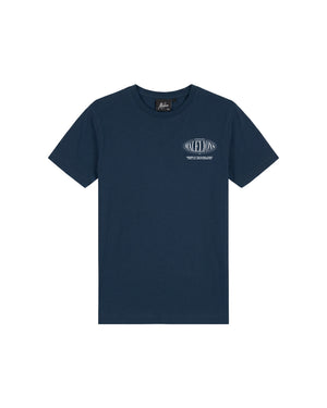 Malelions Junior Relaxed Lifestyle T-Shirt | Navy