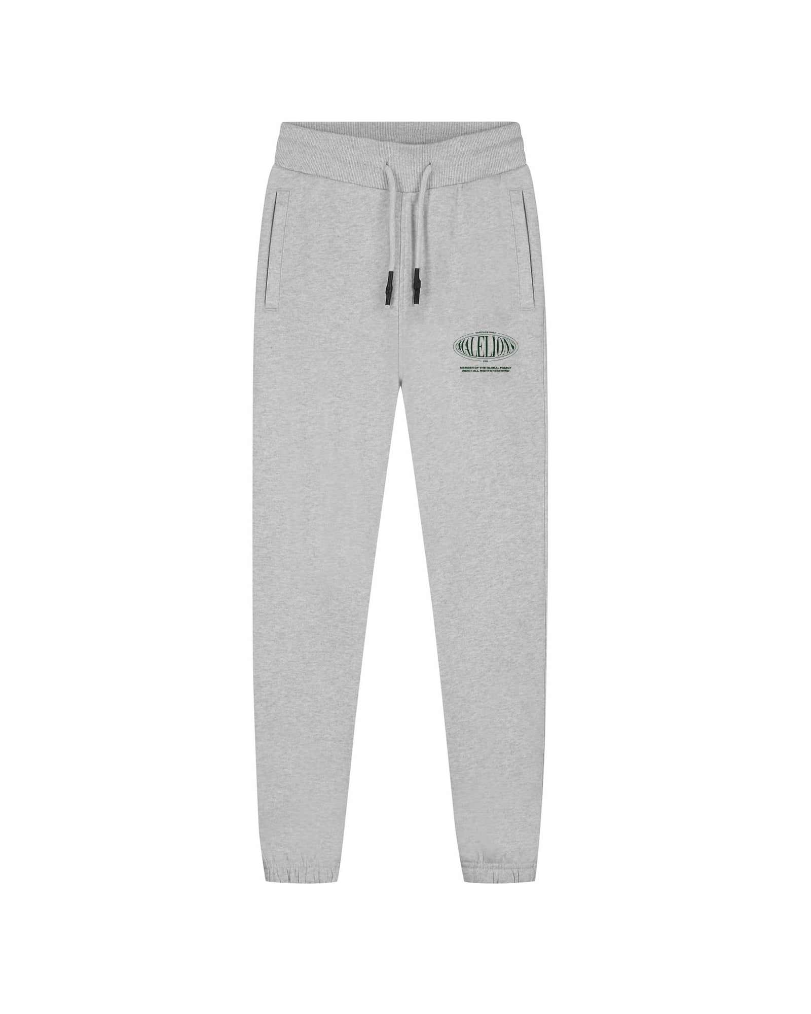 Malelions Junior Lifestyle Sweatpants | Grey Melange