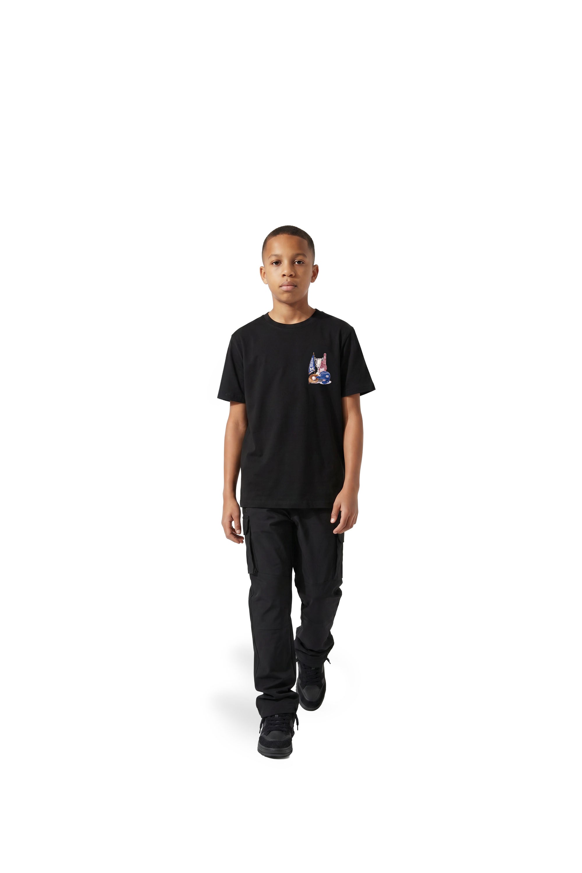 Malelions Junior Relaxed Champions T-Shirt | Black