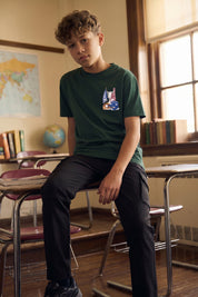 Malelions Junior Relaxed Champions T-Shirt | Racing Green