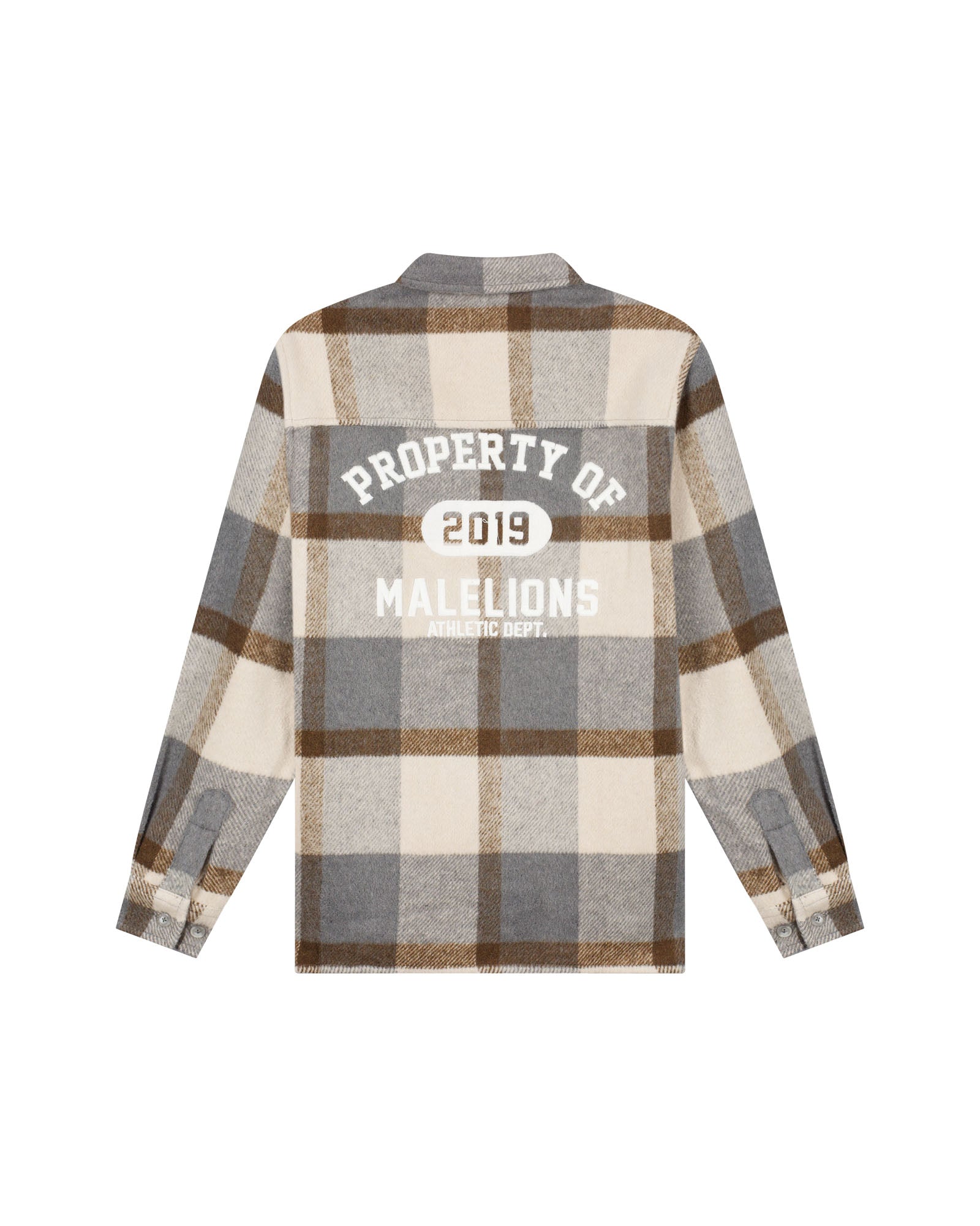 Malelions Junior Property Flannel | Black/Off-White