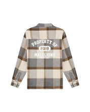 Malelions Junior Property Flannel | Black/Off-White