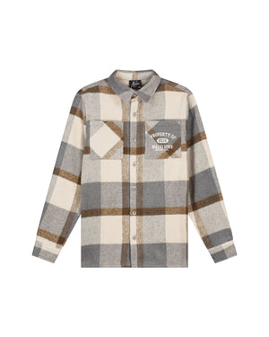 Malelions Junior Property Flannel | Black/Off-White