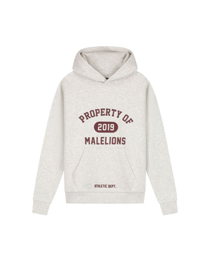 Malelions Junior Relaxed Property Hoodie | Grey Melange