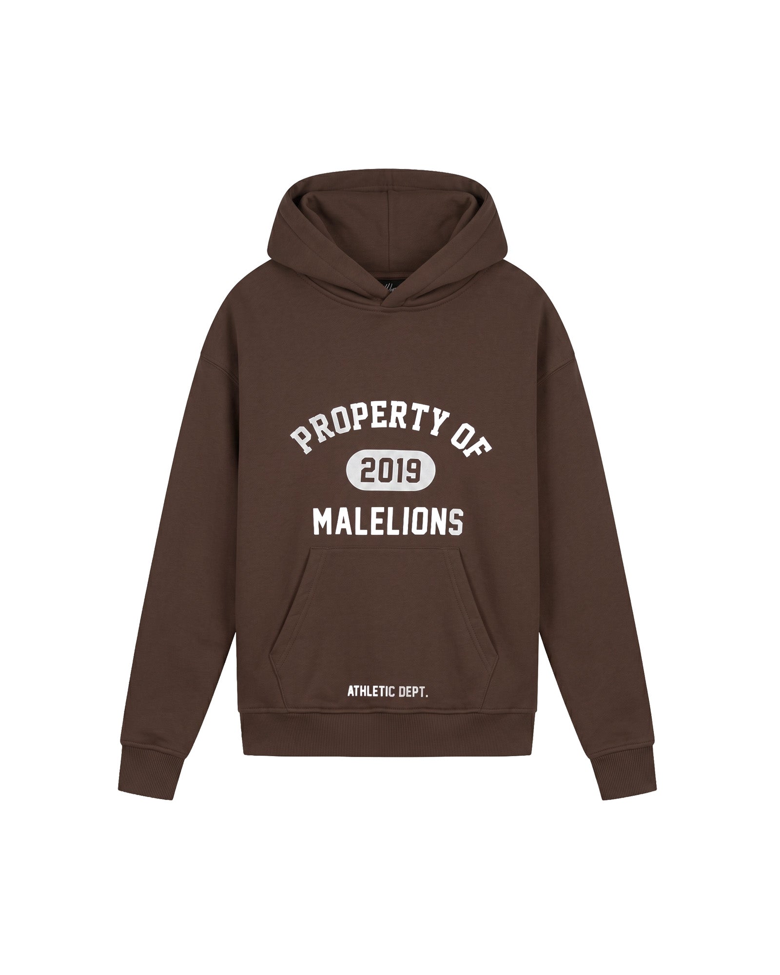 Malelions Junior Relaxed Property Hoodie | Brown