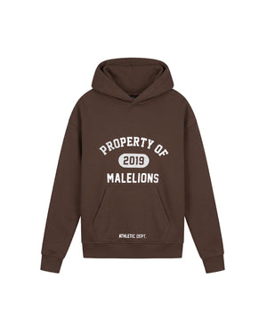 Malelions Junior Relaxed Property Hoodie | Brown