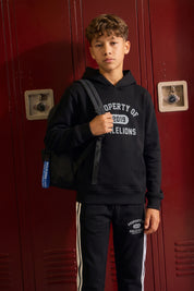 Malelions Junior Relaxed Property Hoodie | Black
