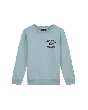 Malelions Junior Relaxed Property Sweater | Dust Blue