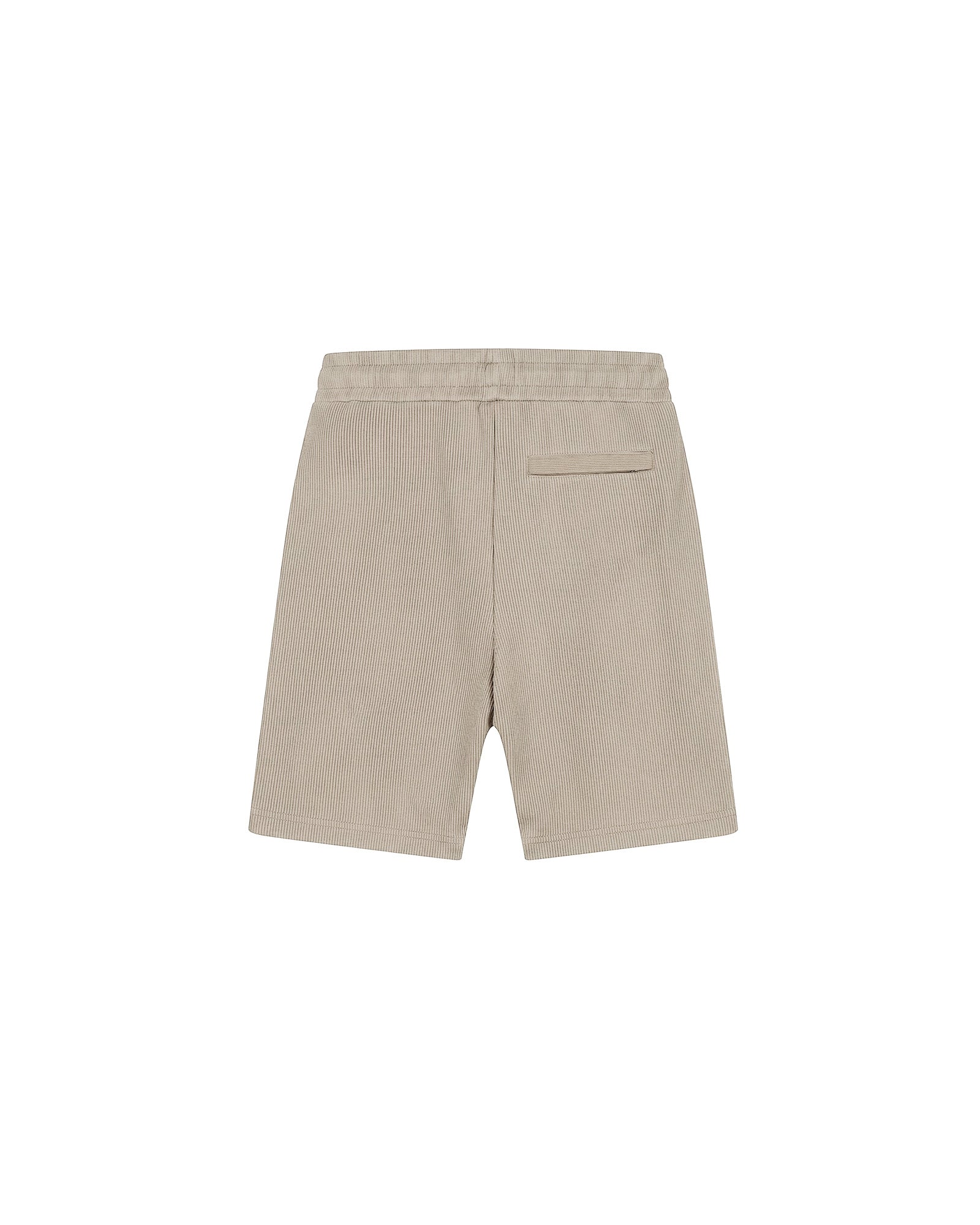 Malelions Junior Ribbed Script Shorts | Cream