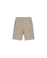 Malelions Junior Ribbed Script Shorts | Cream