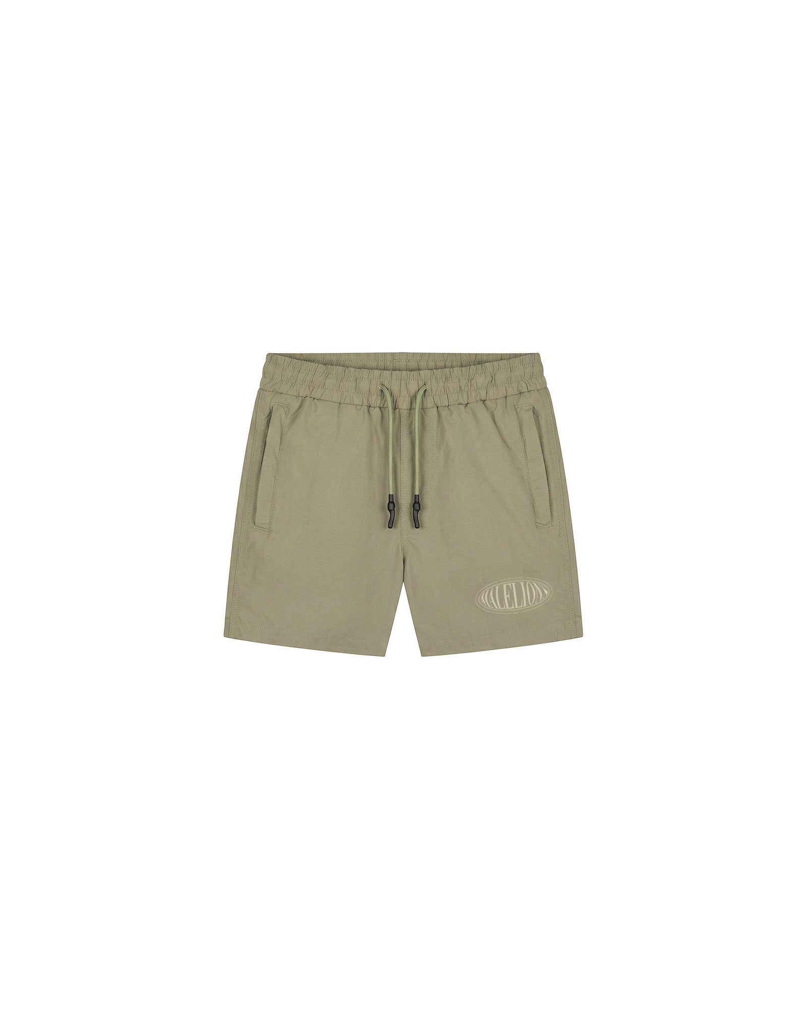Malelions Junior Lifestyle Swim Shorts | Olive Green