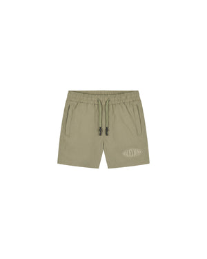 Malelions Junior Lifestyle Swim Shorts | Olive Green